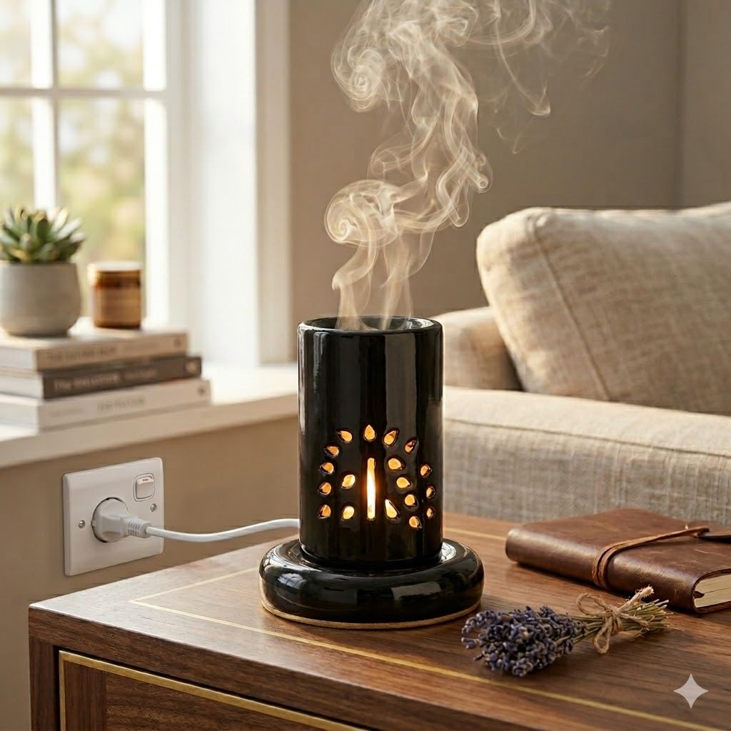 Ceramic Essential Oil Diffuser | Aromatherapy Diffuser for Home, Yoga, Meditation & Relaxation